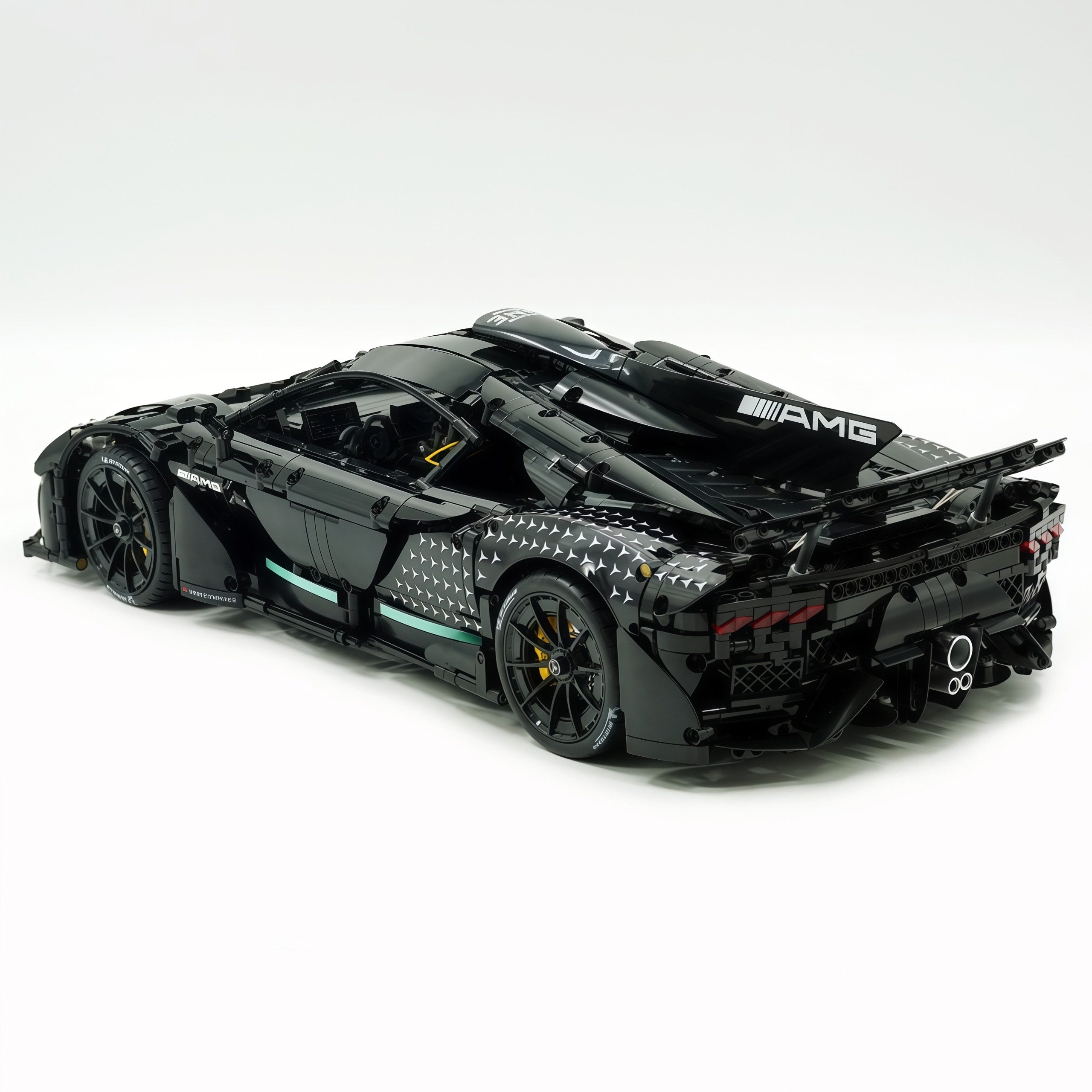 1: 8 Mercedes AMG ONE Pearlescent Black Limited Edition, Fully Detailed Simulation, The Ultimate Collectible (3295 Pcs)