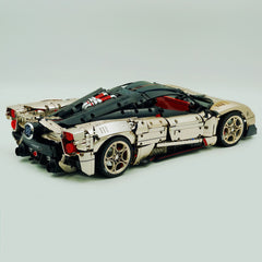 El superdeportivo Pagani Utopia definitivo a escala 1:8 | Edición limitada V12 italiano exótico dorado champán (3314 piezas)