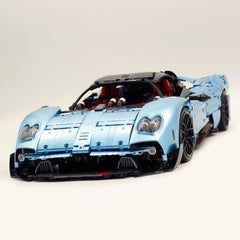 1:8 The Ultimate Pagani Utopia Supercar | Customized Electroplating Tiffany Blue V12 Italian Exotic (3314pcs)