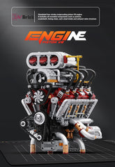 Motorised Dooge Hellcat V8 Engine (2347 Pcs)