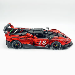 1:8 The Ultimate Italian Hybrid Hypercar EVO | Pearl Red Painting Italian Flagship (4058PCS) - BAV BRICK