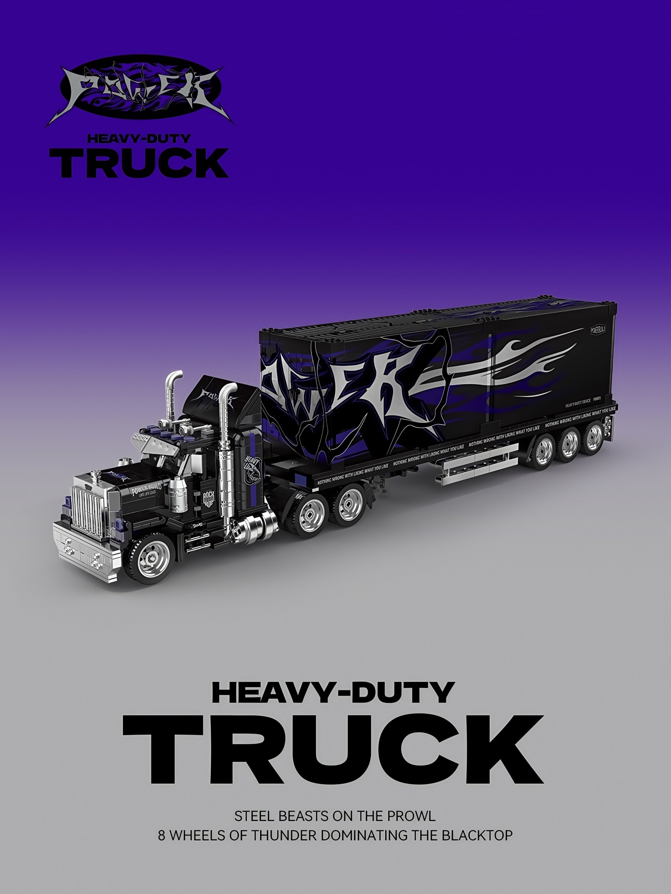 American Retro GMC Heavy Truck – Spirit of the Open Road (1500+ PCS | 69cm)