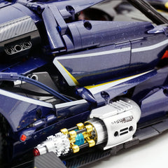 1:8 Apollo IE Hypercar — Midnight Edition | Starry Blue Exterior (3656pcs)