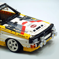1: 8 Audi Rally Quattro S1 Group B 1984, Genuine Authorization (3887+Pcs)