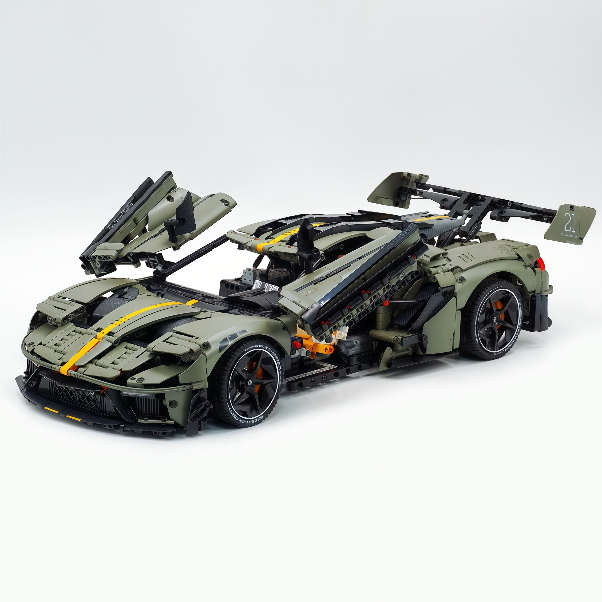 1:8 RC Ultimate Ford GT Mansory | The Dominant American Road King (3400+ pcs) - BAV BRICK