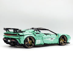 Ferrari SF90XX 1:8, finition rose, édition limitée, la supercar ultime, plus de 12 détails reproduits (4100 exemplaires)
