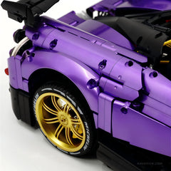 1: 8 Pagani Huayra BC Violet Paint finish Customized Ultimate Edition (4708 Pcs)