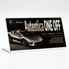 Suitable for Lamborghini Supercar Series Display Acrylic Nameplate