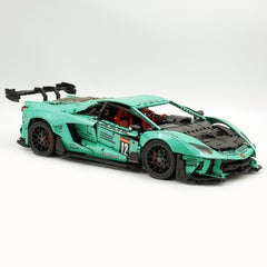 1:8 Lamborghini Aventador SVJ LBWK | Baked Enamel Mint Green Limited Bull Widebody Supercar (4990+ PCS)