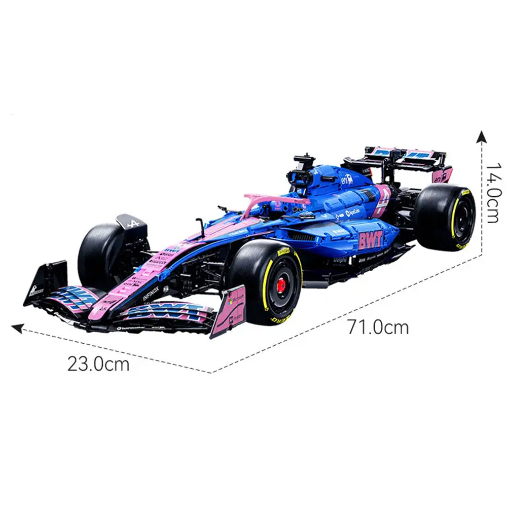1:8 BWT Alpine Formula One Team Car | Official Licensed Grand Prix Machine | 2172 PCS - BAV BRICK