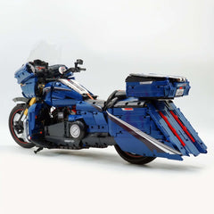 1:5 Harley-Davidson Street Glide Motorcycle | Glossy Starry Sky Blue Painted Edition(2410 PCS) - BAV BRICK