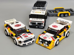 Officially Licensed HB Audi WRC Team – 3-in-1 Rally Legends Set (1362 PCS)