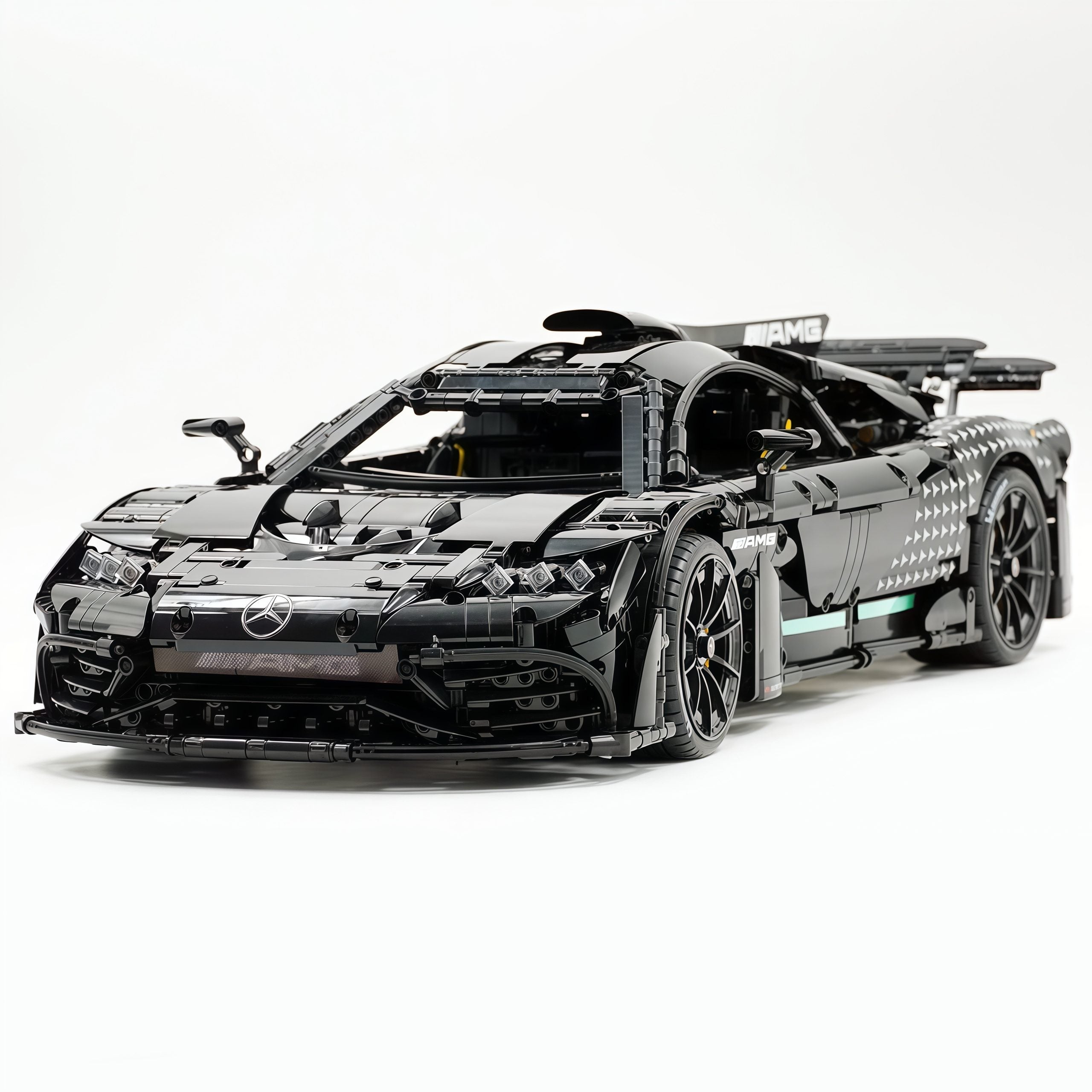 1: 8 Mercedes AMG ONE Pearlescent Black Limited Edition, Fully Detailed Simulation, The Ultimate Collectible (3295 Pcs)