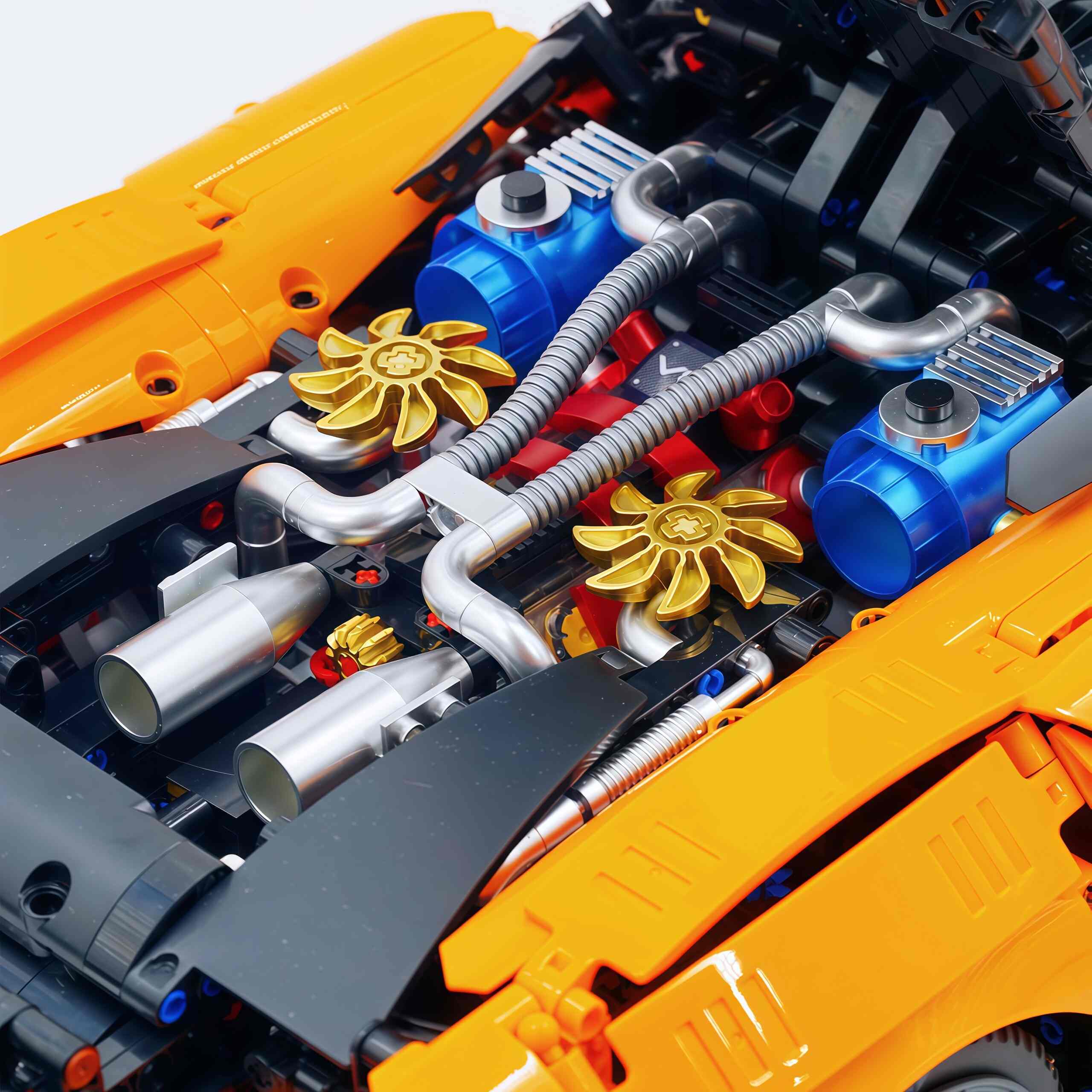 1:8 McLaren Streamer Orange Limited Edition (3466+ PCS) - BAV BRICK