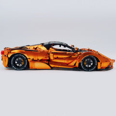1: 8 LaFerrari Supercar, Customized Orange Gold Edition, Fully Detailed Simulation, The Ultimate Collectible, None-Remote Controlled (4739Pcs)