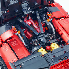 1:8 The Ultimate FERRARI F80 | Electroplated Red Custom Edition | Remote Controlled V6 Prancing Horse Hypercar (3998pcs)