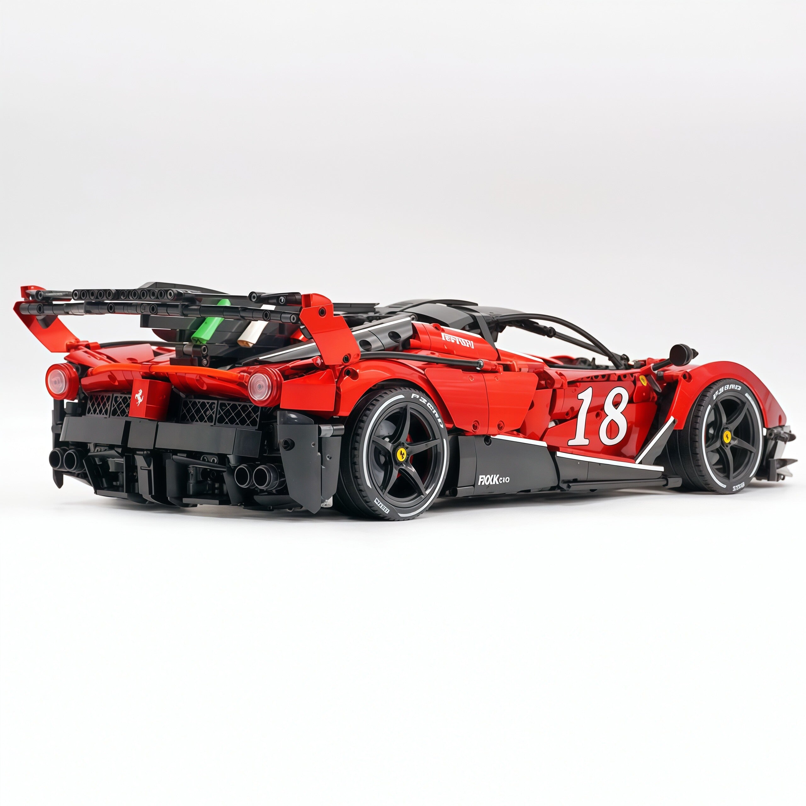1:8 The Ultimate Italian Hybrid Hypercar EVO | Pearl Red Painting Italian Flagship (4058PCS) - BAV BRICK