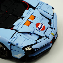 1:8 Ferrari SF90XX White Goddess, The Ultimate Supercar, More Than 12 Features Restored(4100 Pcs)