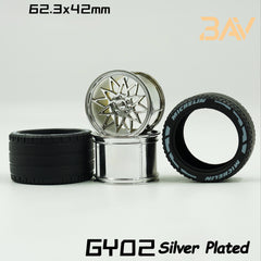 1:8 Supercar Custom Wheels (4-pack)