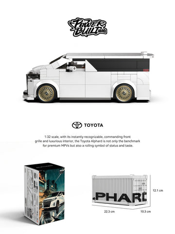 1:24 Toyota Alphard | Luxury MPV | Container Display Case (487 PCS ...