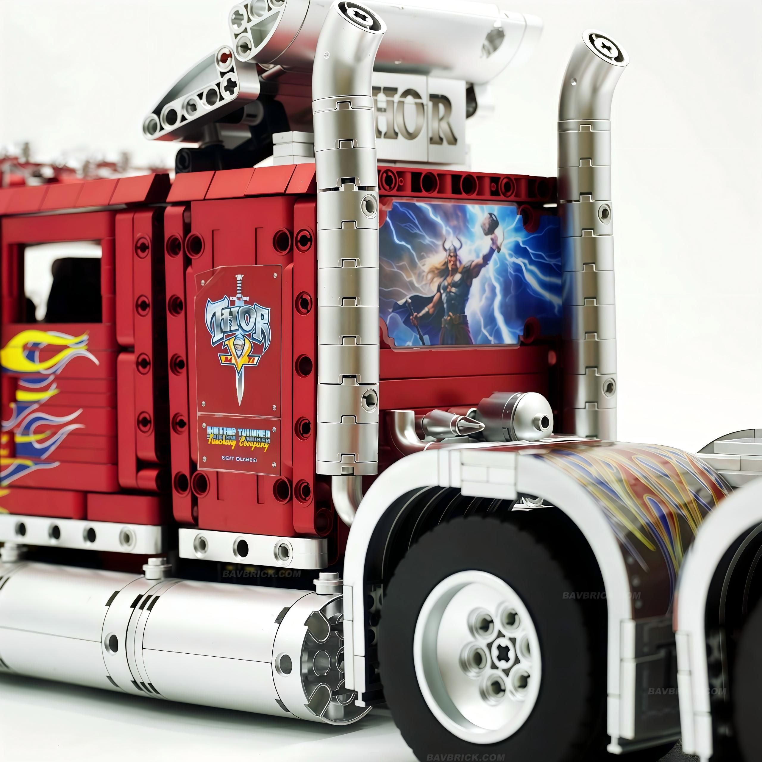 The American Thor 24 Heavy Diesel Truck (3485 PCS) - BAV BRICK