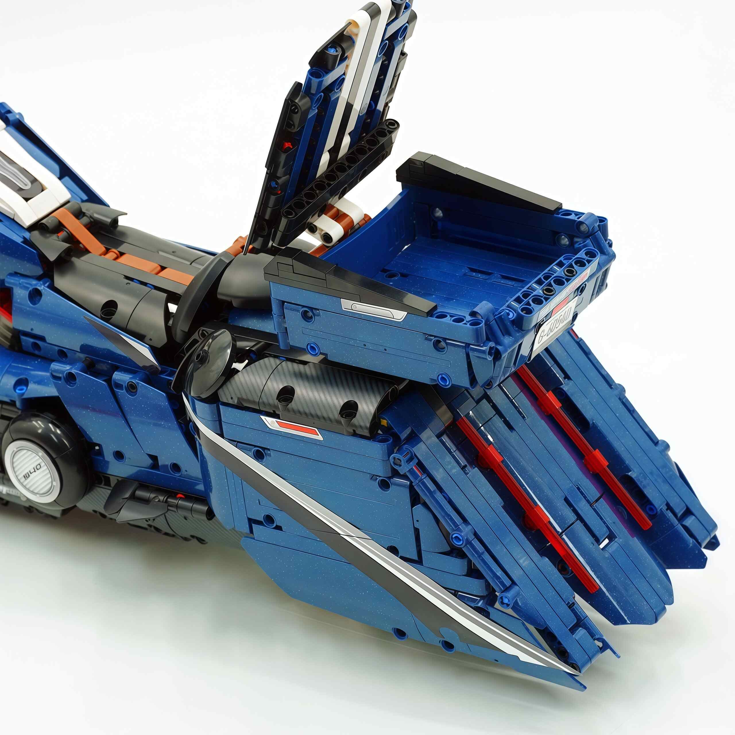 1:5 Harley-Davidson Street Glide Motorcycle | Glossy Starry Sky Blue Painted Edition(2410 PCS) - BAV BRICK