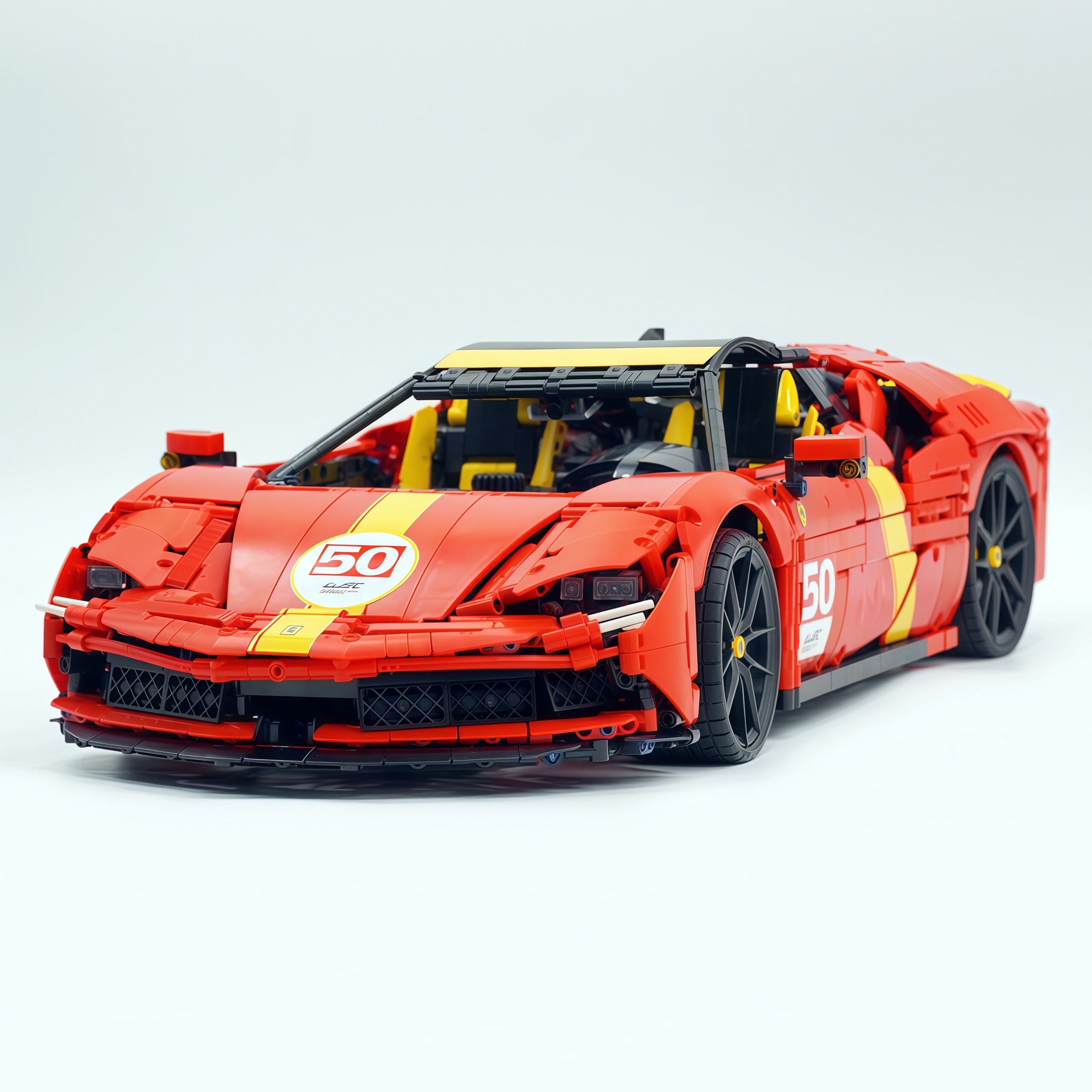 1:8 Ferrari SF90 Hypercar | Mechanical Linkage Version (3797 PCS) - BAV BRICK