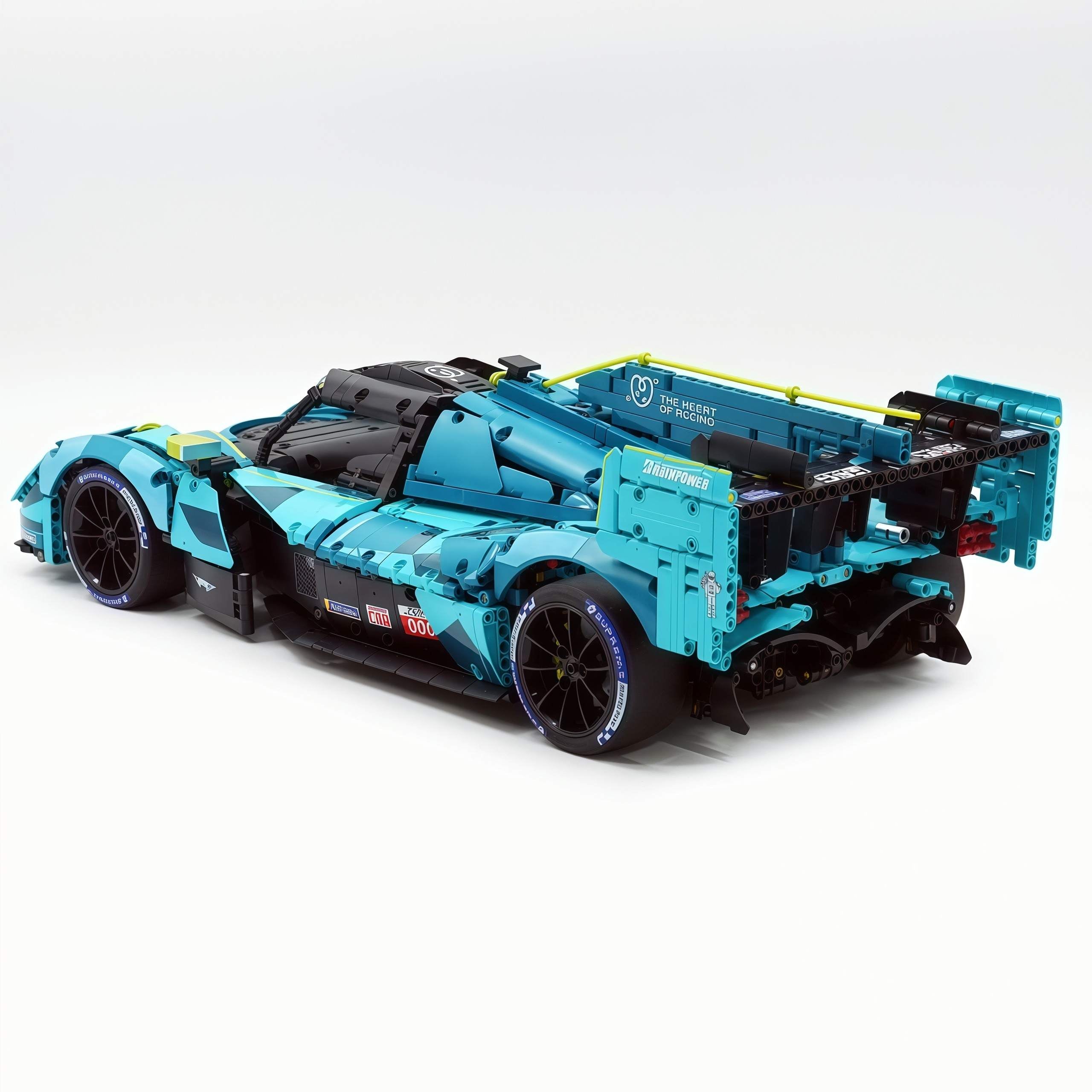1:8 Aston Martin Valkyrie LM | Remote Controlled 24h British Hypercar | Green Custom Edition(3069pcs) - BAV BRICK