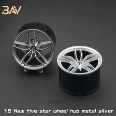 1:8 Custom Wheels, Suitable for All 1:8 Supercars (4-pack)