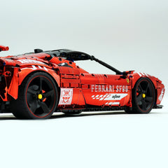 1:8 Ferrari SF90XX Red Plating Limited Color, The Ultimate Supercar, More Than 12 Features Restored(4100 Pcs)