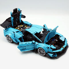 1:8 Lamborghini Temerario | Full-Function RC Hypercar | UV Sky Blue Custom Edition (3601 PCS)