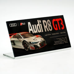 Suitable for Pagani Audi Bugatti Lotus Supercar Series Display Acrylic Nameplate