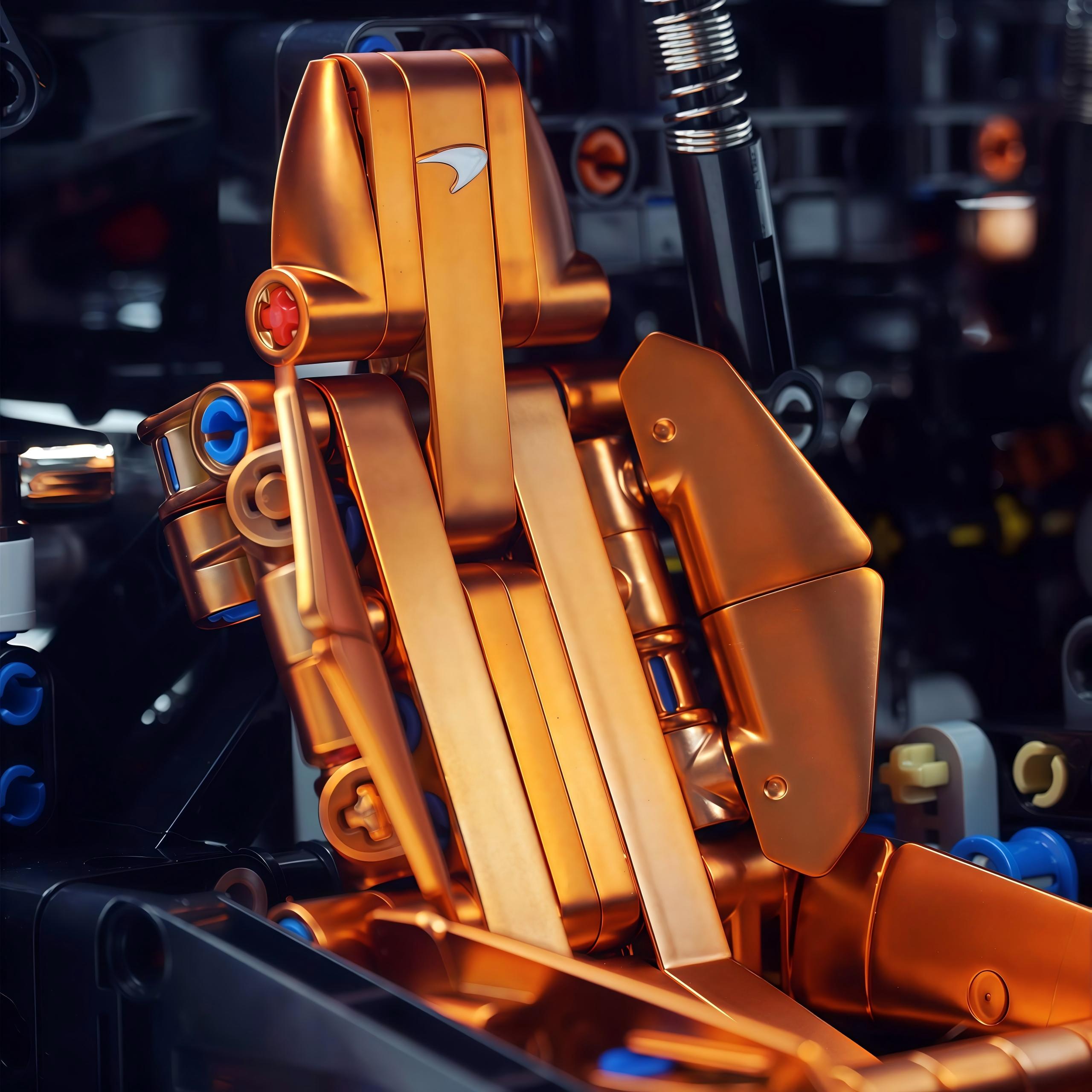 1:8 The Ultimate McLaren W1 | Orange-Gold Custom Edition | Shipped in Original Gift Box (4200+ PCS) - BAV BRICK