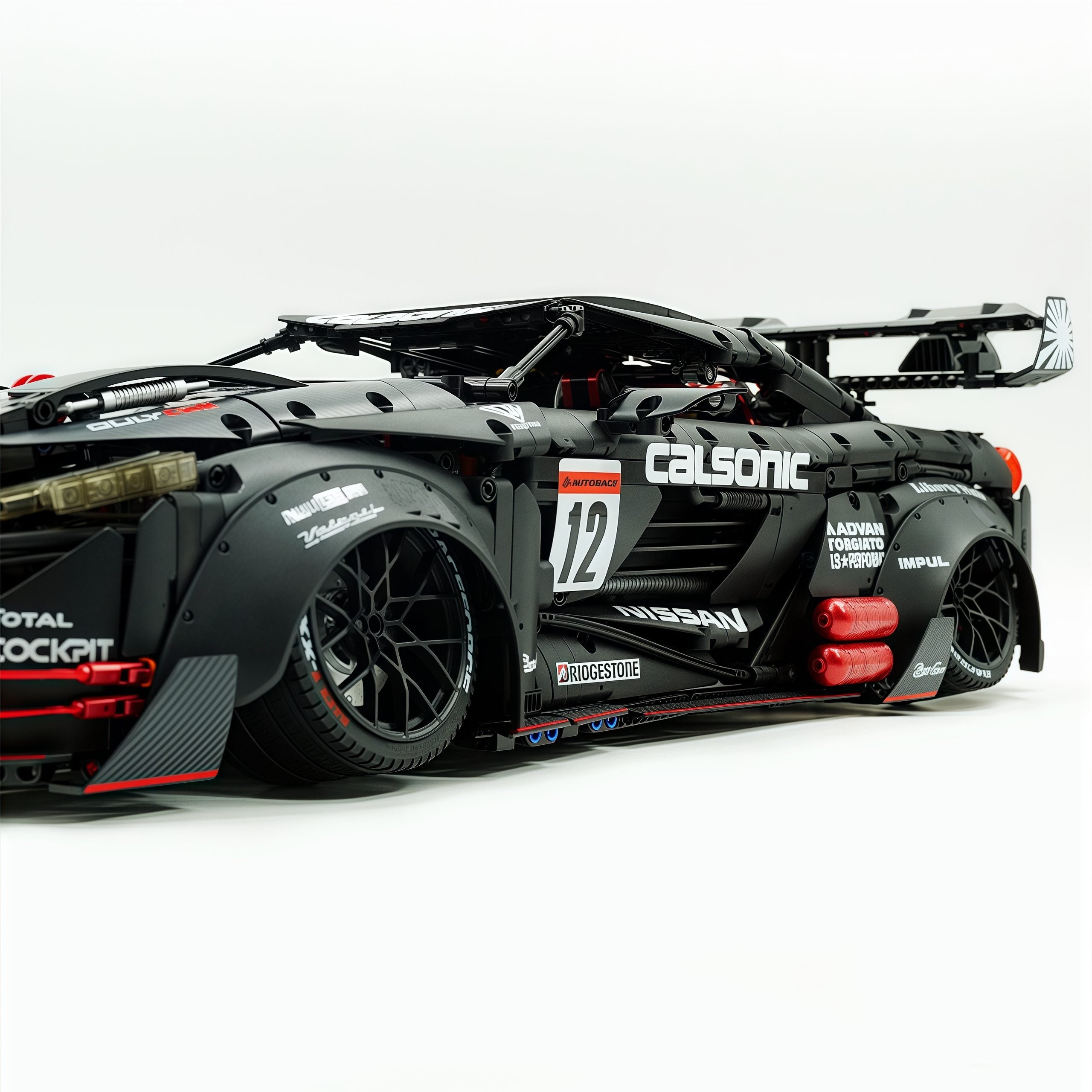 1:8 Nissan GT-R R35 Widebody Black Warrior Custom Edition |&nbsp; Black Beast | 3939+ PCS