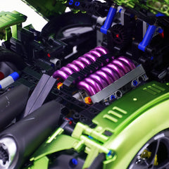 1:8 Devel sixteen V16 | Neon Green Custom Edition | Officially licensed (4016PCS)