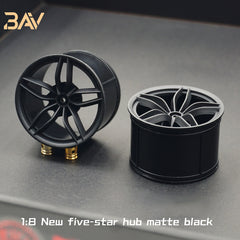 1:8 Custom Wheels, Suitable for All 1:8 Supercars (4-pack)