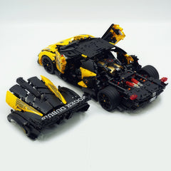 1: 8 The Ultimate Lamborghini Essenza SCV12, Vibrant Yellow Limited Edition (4100+PCS)