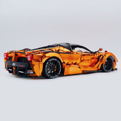 1: 8 LaFerrari Supercar, Customized Orange Gold Edition, Fully Detailed Simulation, The Ultimate Collectible, None-Remote Controlled (4739Pcs)