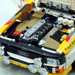 1: 8 Audi Rally Quattro S1 Group B 1984, Genuine Authorization (3887+Pcs)
