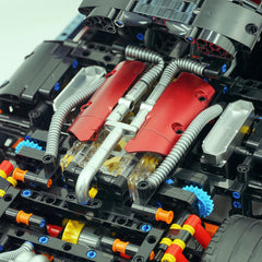 1:8 The Ultimate Pagani Utopia Supercar | Customized Electroplating Tiffany Blue V12 Italian Exotic (3314pcs)