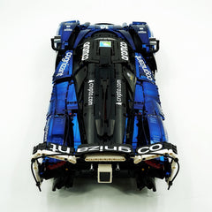 1: 8 Aston Martin Valkyrie Hypercar, Electroplated Dark Blue Customized Version(3869 Pcs)