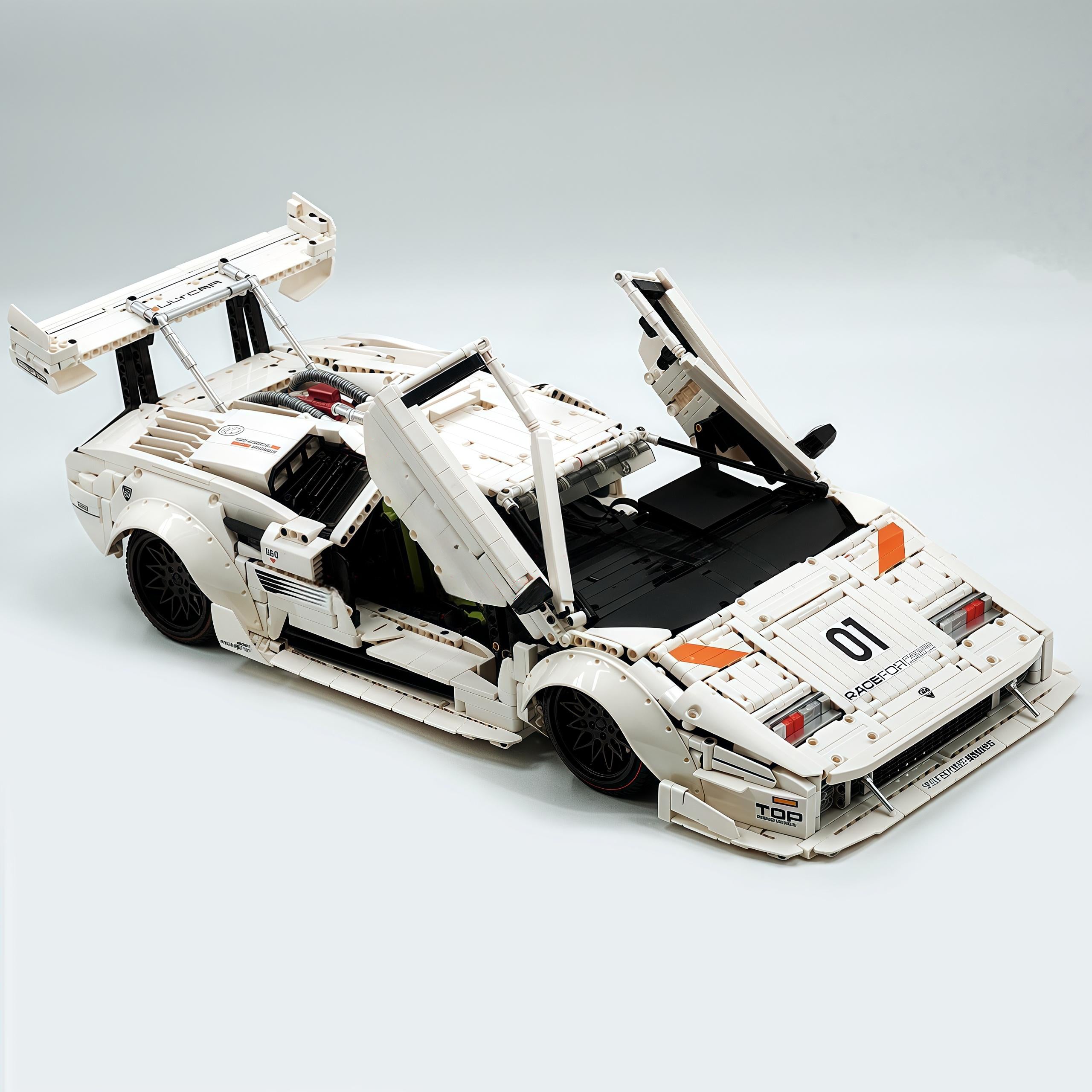 1:8 Lamborghini Countach LP5000 Building Set (3970+ PCS)