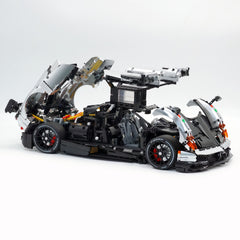1:8 Pagani Huayra bañado en plata Ultimate Edition (4708 piezas)