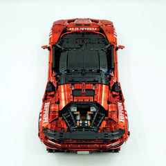 1:8 Ferrari SF90XX Red Plating Limited Color, The Ultimate Supercar, More Than 12 Features Restored(4100 Pcs)