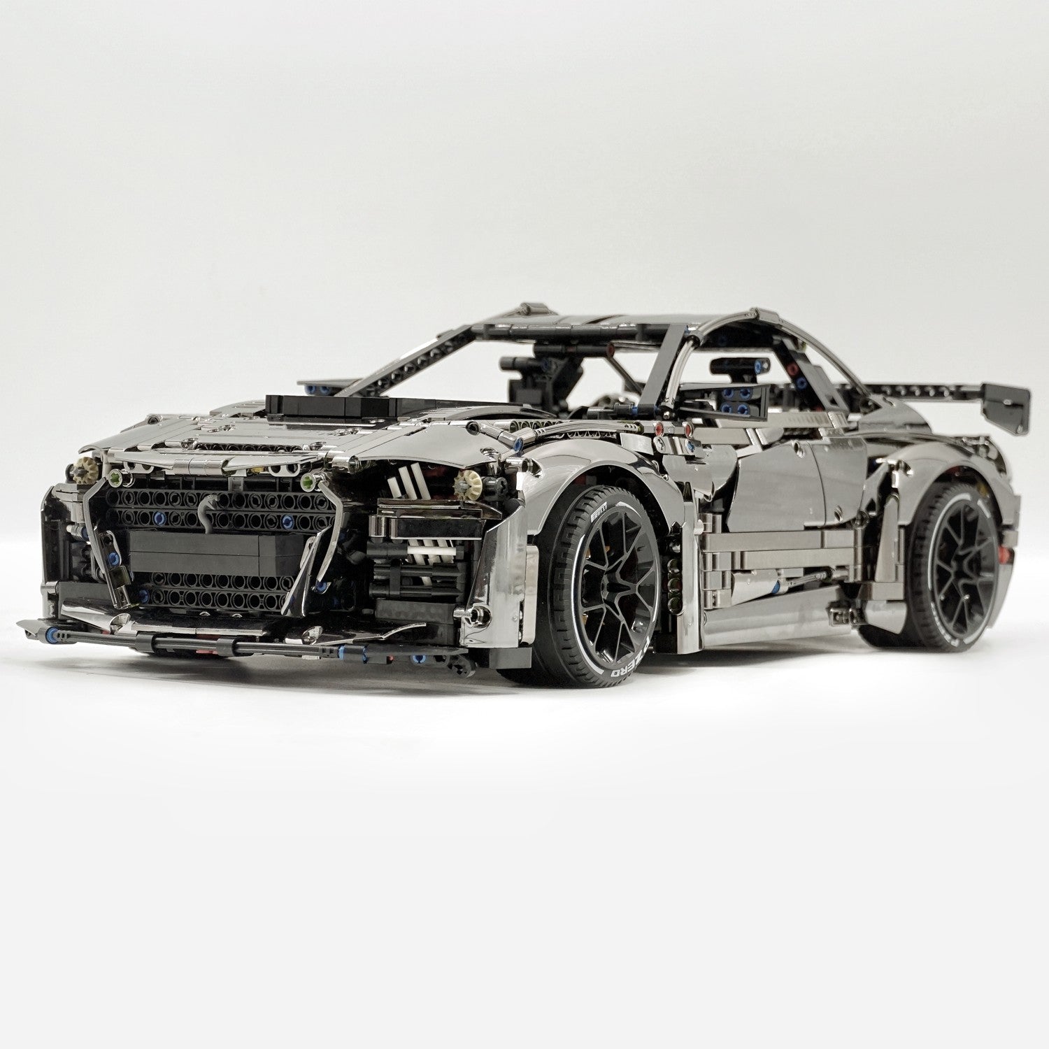 1: 8 Ford Shelby GT500, Matte Black Customized Version (3400PCS) - BAV BRICK