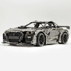 1: 8 Ford Shelby GT500, Matte Black Customized Version (3400PCS) - BAV BRICK