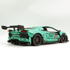 1:8 Lamborghini Aventador SVJ LBWK | Baked Enamel Mint Green Limited Bull Widebody Supercar (4990+ PCS)