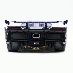 The Ultimate FERRARI F80 Prancing Horse Hypercar 4702pcs | Silver Limited Edition