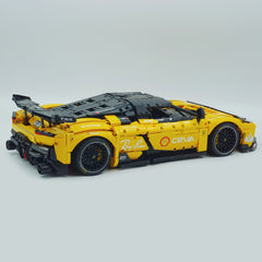 1:8 The Ultimate FERRARI F80 | Yellow Custom Edition | Remote Controlled V6 Prancing Horse Hypercar (3998pcs)