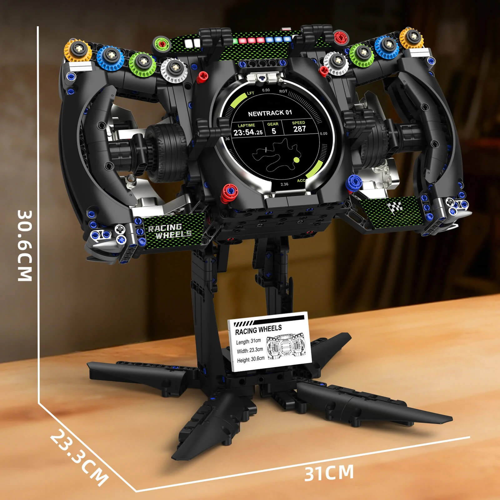 1:1 German Coupe Steering Wheel | Life-Size Performance Cockpit Replica | 1:1 Scale | 903 PCS - BAV BRICK